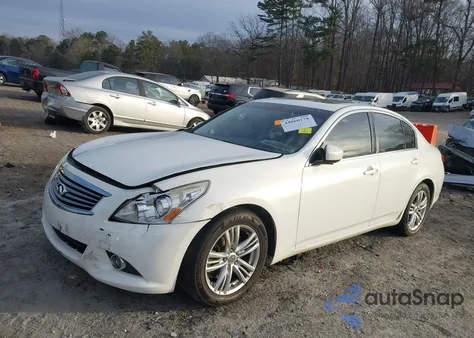 2013 Infiniti G37 Journey from USA, damaged, VIN JN1CV6AP2DM724755